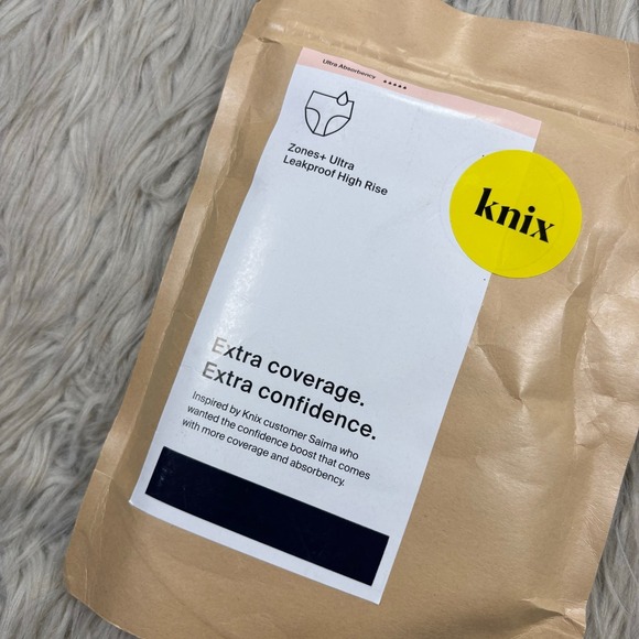 NEW - Knix Women's XL Dark Teal High Rise Brief Ultra Absorbency - Picture 2 of 7